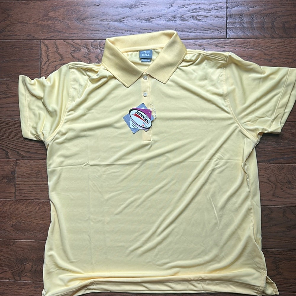 NWT WOMENS GOLD SHIRT